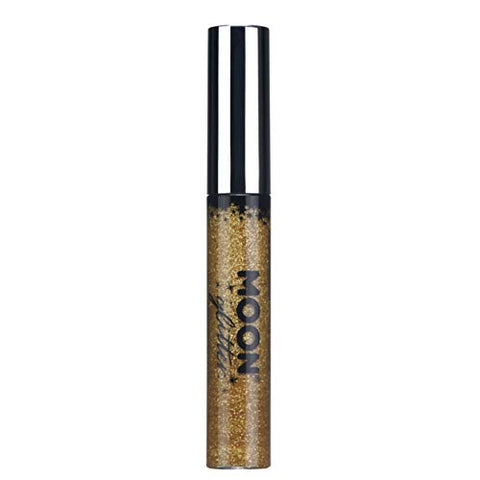 Moon Glitter - Holographic Glitter Eye Liner - 10ml - For Mesmerising Glittery Eye Styles - Gold