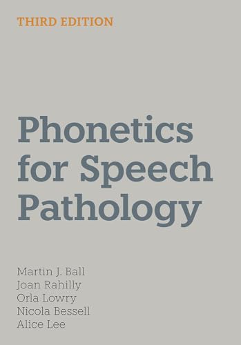 Phonetics for Speech Pathology
