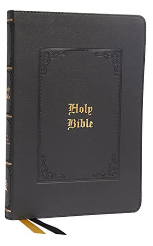 KJV, Thinline Large Print Bible, Vintage Series, Leathersoft, Black, Red Letter, Comfort Print: Holy Bible, King James Version