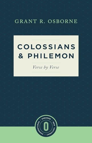 Colossians &amp; Philemon Verse by Verse