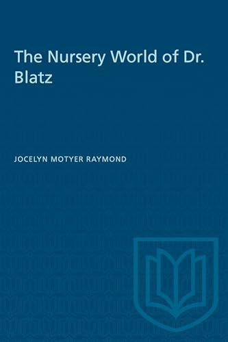 Book cover: “The Nursery World of Dr. Blatz” with a crest icon.
