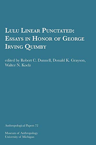 Blue book cover with white text: "Lulu Linear Punctated" and editor names.