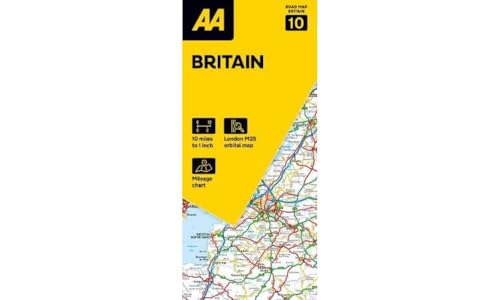 AA Road Map Britain : 10