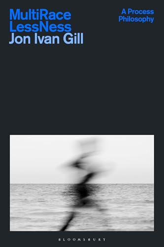 Book cover with blurred figure by the sea, titled "MultiRace/LessNess.
