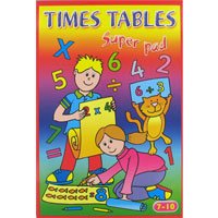 Brown Watson Times Tables Super Pad, multicolour