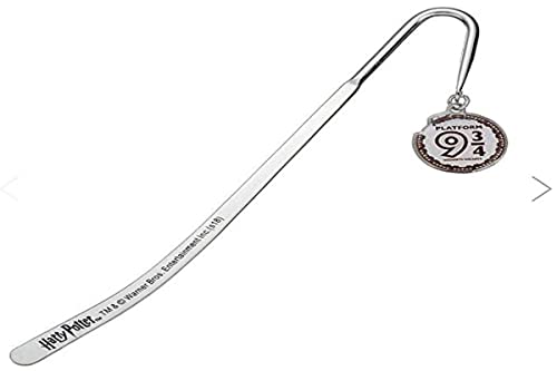 Harry Potter Hogwarts Railway Platform 9 3/4 Charm Metal Bookmark Official