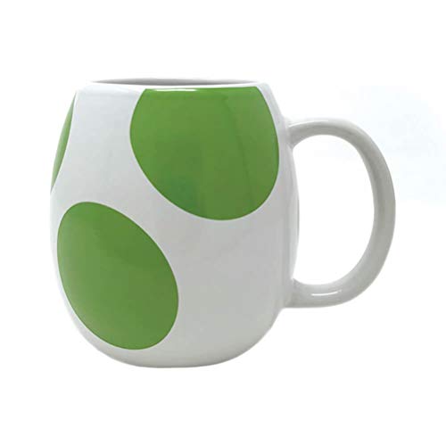 Super Mario Novelty Mug in Presentation Gift Box (Yoshi 3D Egg Design) 11oz Ceramic Mug - Official Merchandise