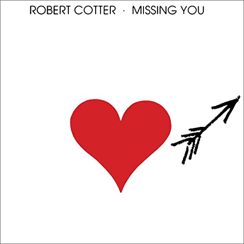 CD cover: red heart pierced by a black arrow on white background.