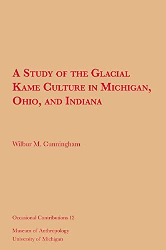 Tan book cover with red title: "A Study of the Glacial Kame Culture.