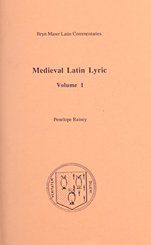 Medieval Latin Lyric