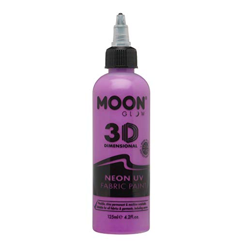 Moon Glow - Neon UV Fabric Paint - 125ml - Intense Purple