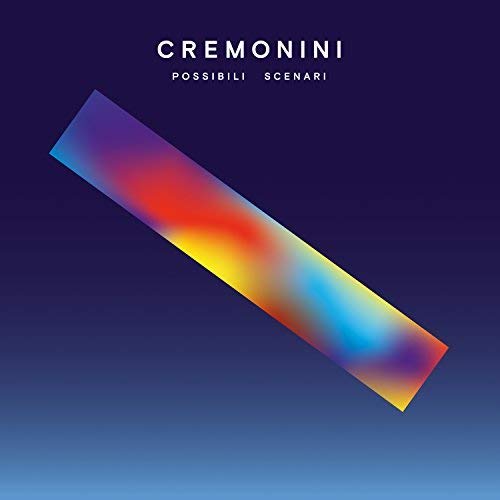 CD cover for Cremonini’s “Possibili Scenari” with colorful abstract stripe.