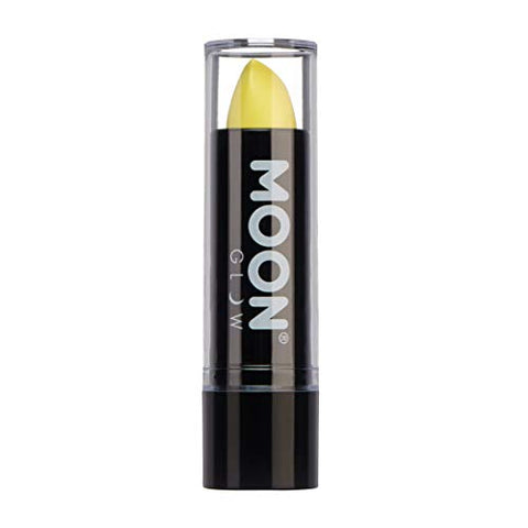 Neon UV Lipstick by Moon Glow - Pastel Yellow - Bright Neon Coloured Lipstick - Glows under UV