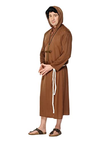 Smiffys Monk Costume, Brown, L