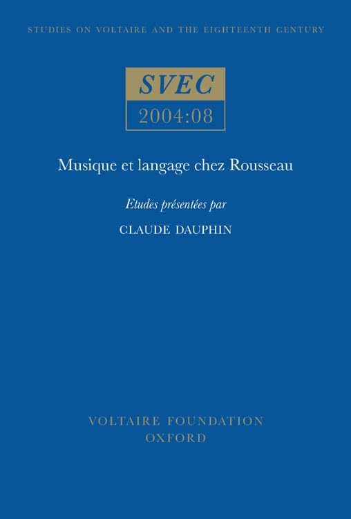 Musique et langage chez Rousseau : 2004:08