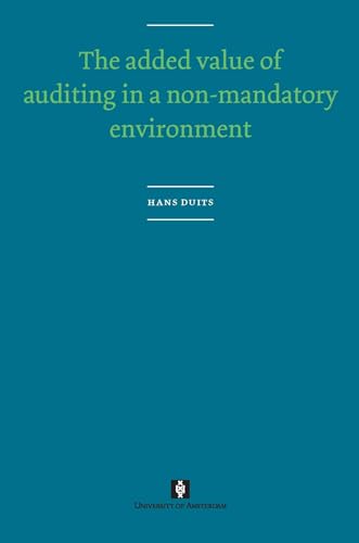 Book cover: “The Added Value of Auditing” by Hans Duits.