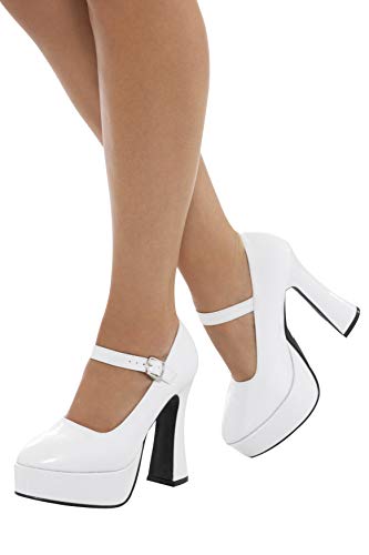 Smiffys 43075S 70's Ladies Platform Shoe (UK 4/US 7)