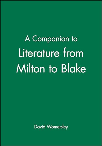 A Companion to Literature from Milton to Blake