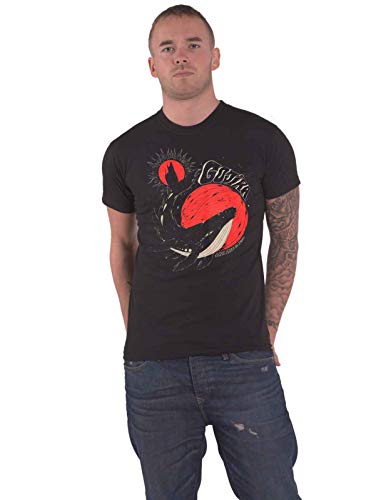 Gojira T Shirt Whale Sun Moon Band Logo Official Mens Black XL