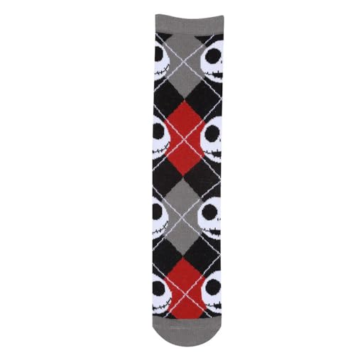 Nightmare Before Christmas - Jack Logo ( Unisex Black Single Pack Socks) Small/ Medium
