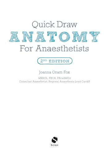 Medical textbook cover with illustrations of human anatomy and anaesthesia-related graphics and text.