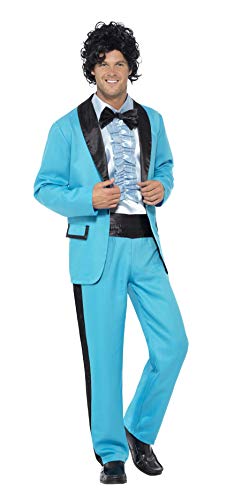 Smiffys, Men's 80s Ball King Costume, Jacket, Pants and Dress Shirt Attrape, Size: M, 43194