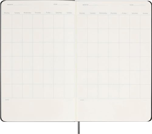 Moleskine Undated Weekly Large Hardcover Diary