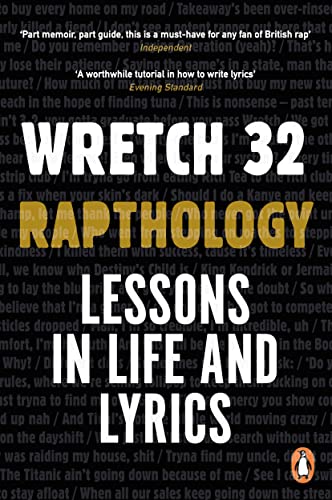 Book cover: "Rapthology: Lessons in Life and Lyrics" by Wretch 32.