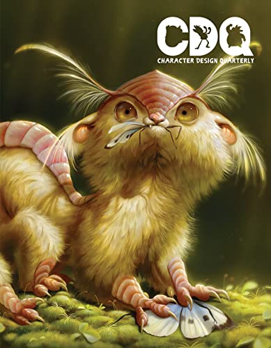 Illustration of a furry, whimsical creature with large eyes and butterfly wings.