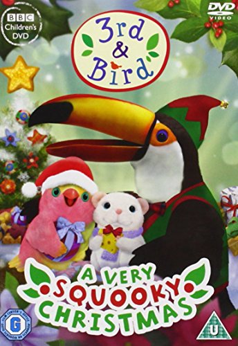 DVD cover featuring 3rd and Bird characters in Christmas outfits with a holiday background.