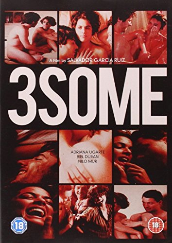 DVD cover for "3some" featuring intimate portraits of three people.