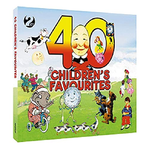 CD cover for “40 Children’s Favourites” featuring cartoon characters.