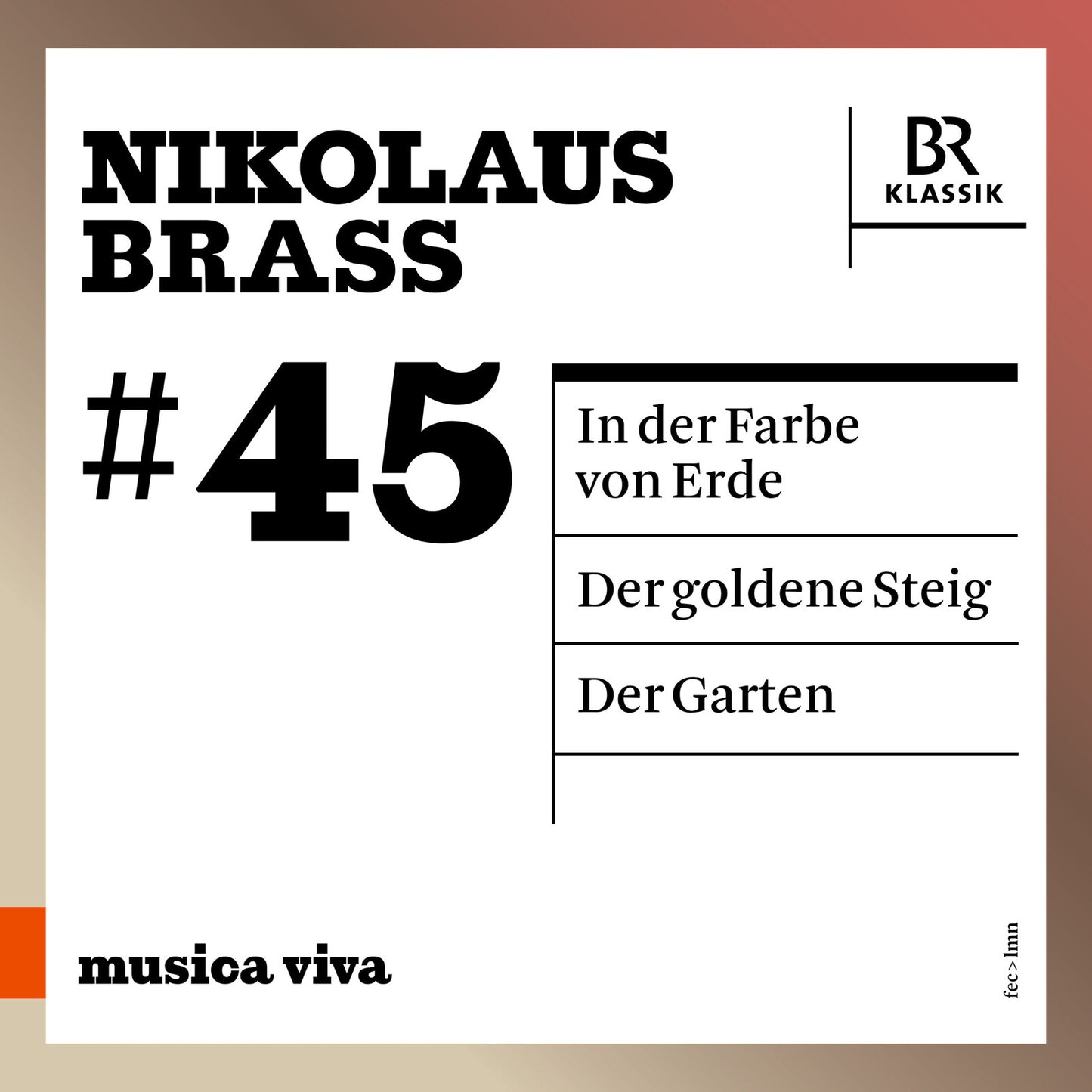 ZIMMERMANN/SUN/BRSO - BRASS - IN COLOUR OF EARTH [CD]