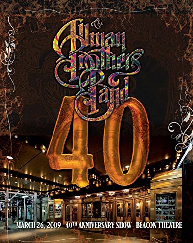 The Allman Brothers Band 40th Anniversary Show DVD cover with theater image.