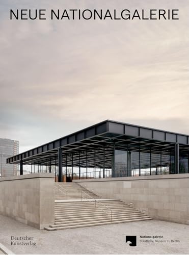 Neue Nationalgalerie museum exterior with concrete structure and wide steps.