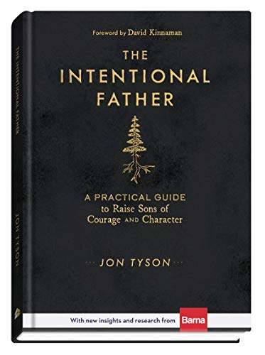 Book cover with a father and son, conveying guidance on parenting and character development.