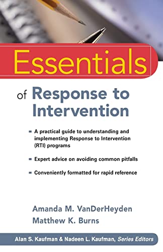 Essentials of Response to Intervention