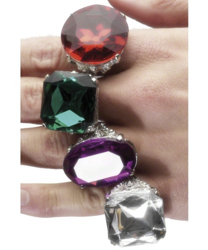 Ring With Faux Stone