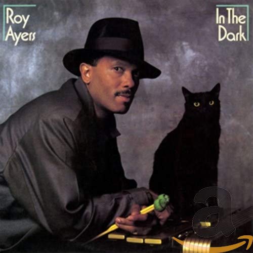 Roy Ayers album cover featuring a portrait with a black cat.