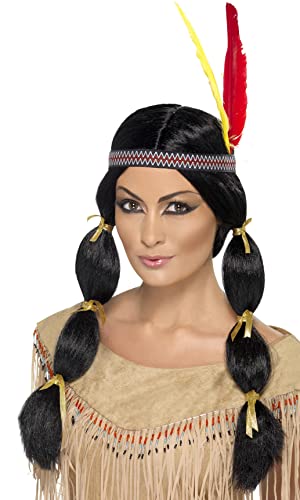 American Indian Black Adult Wig