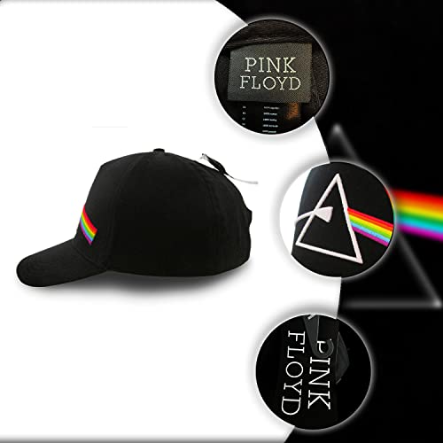 Pink Floyd - DSOTM Hi-Build (Unisex Black Snapback Cap) One Size