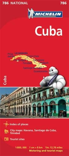 Cuba Michelin National Map 786 (Michelin National Maps)