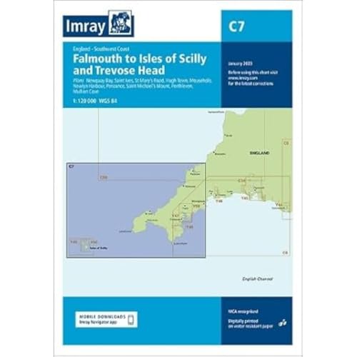 Imray Chart C7 : Falmouth to Isles of Scilly and Trevose Head : C7
