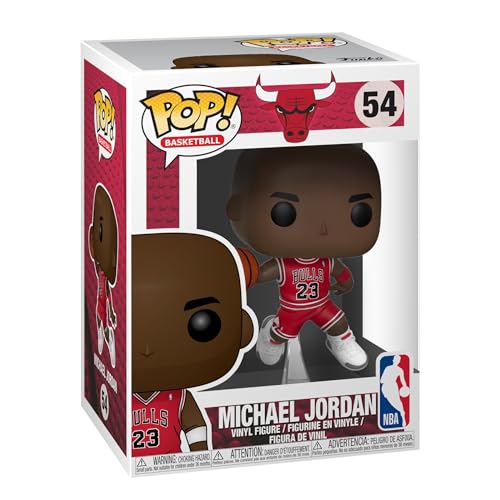 Funko Pop! figure of Michael Jordan in a Chicago Bulls uniform.