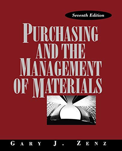 Purchasing and Management of Materials 7E