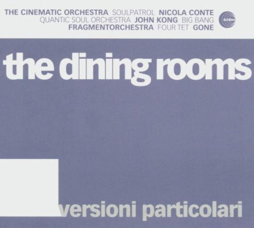 CD cover for "The Dining Rooms - Versioni Particolari Ep 3" in blue.