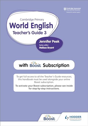 Cambridge Primary World English Teacher's Guide Stage 3 with Boost Subscription