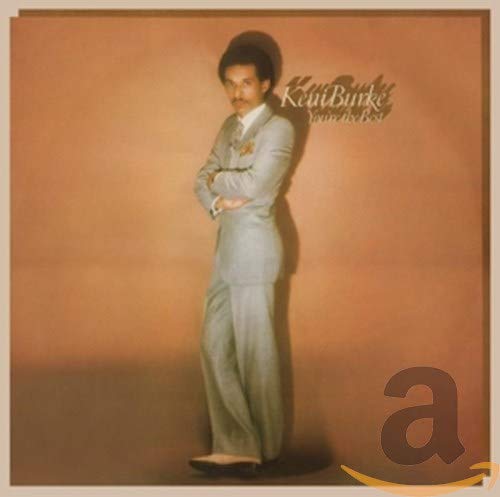 CD cover featuring Keni Burke in a grey suit, portrait.