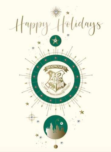 Harry Potter: Hogwarts Crest Holiday Embellished Card (HP Constellation)