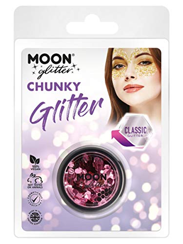 Moon Glitter Classic Chunky Glitter Pink